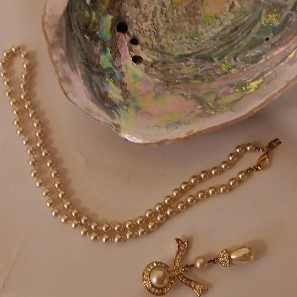 Princess Michaela Von Habsburg Pendant and Necklace.Old Money, Quiet Elegance